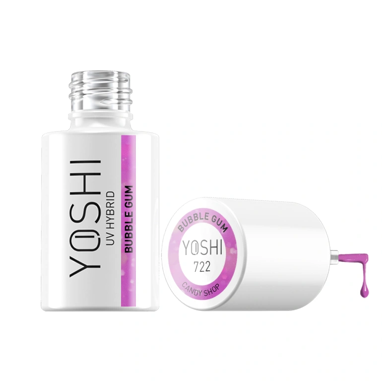 Lakier Hybrydowy UV LED Bubble Gum 6 ml - 722 Lakier Hybrydowy UV LED Bubble Gum 6 ml - 722 - obrazek 4