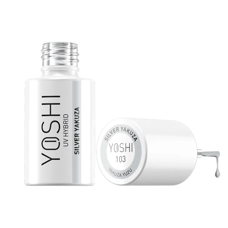 Lakier Hybrydowy UV Hybrid Silver Yakuza 6 ml - 103 Lakier Hybrydowy UV Hybrid Silver Yakuza 6 ml - 103 - obrazek 4