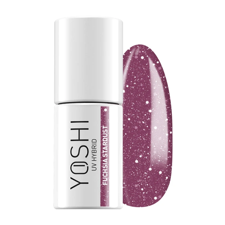 Lakier Hybrydowy UV LED Fuchsia Stardust 6 ml - 524 Lakier Hybrydowy UV LED Fuchsia Stardust 6 ml - 524