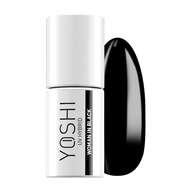 Lakier Hybrydowy UV Hybrid Woman In Black 6 ml - 605 Lakier Hybrydowy UV Hybrid Woman In Black 6 ml - 605