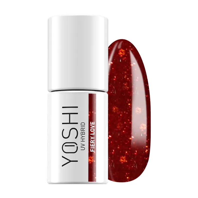 Lakier Hybrydowy UV Hybrid Fiery Love 6 ml - 612 Lakier Hybrydowy UV Hybrid Fiery Love 6 ml - 612
