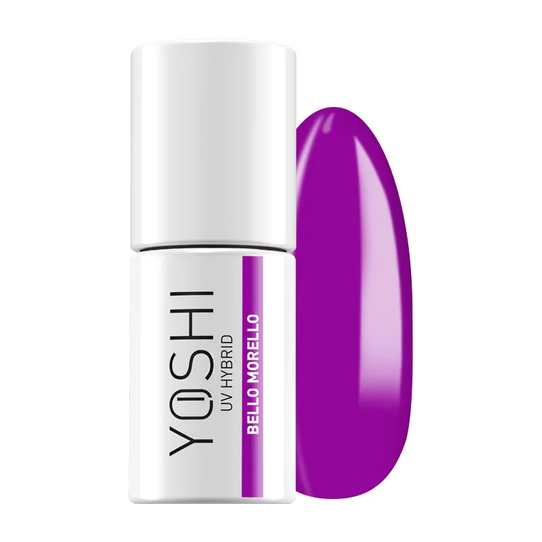 Lakier Hybrydowy UV Hybrid Bello Morello. 6 ml - 703 Lakier Hybrydowy UV Hybrid Bello Morello. 6 ml - 703