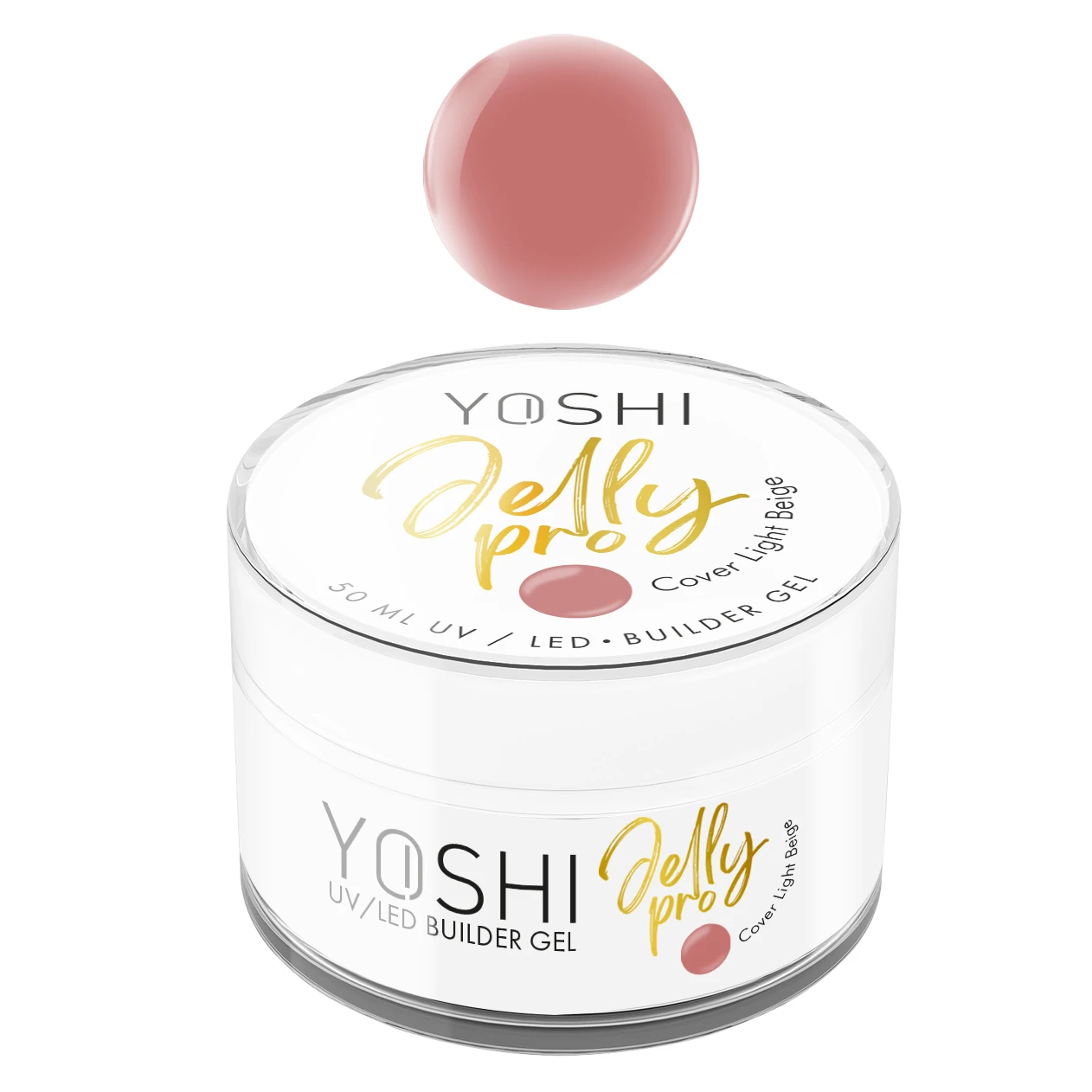 Żel Budujący Jelly PRO Gel UV LED Cover Light Beige 50 ml Żel Budujący Jelly PRO Gel UV LED Cover Light Beige 50 ml
