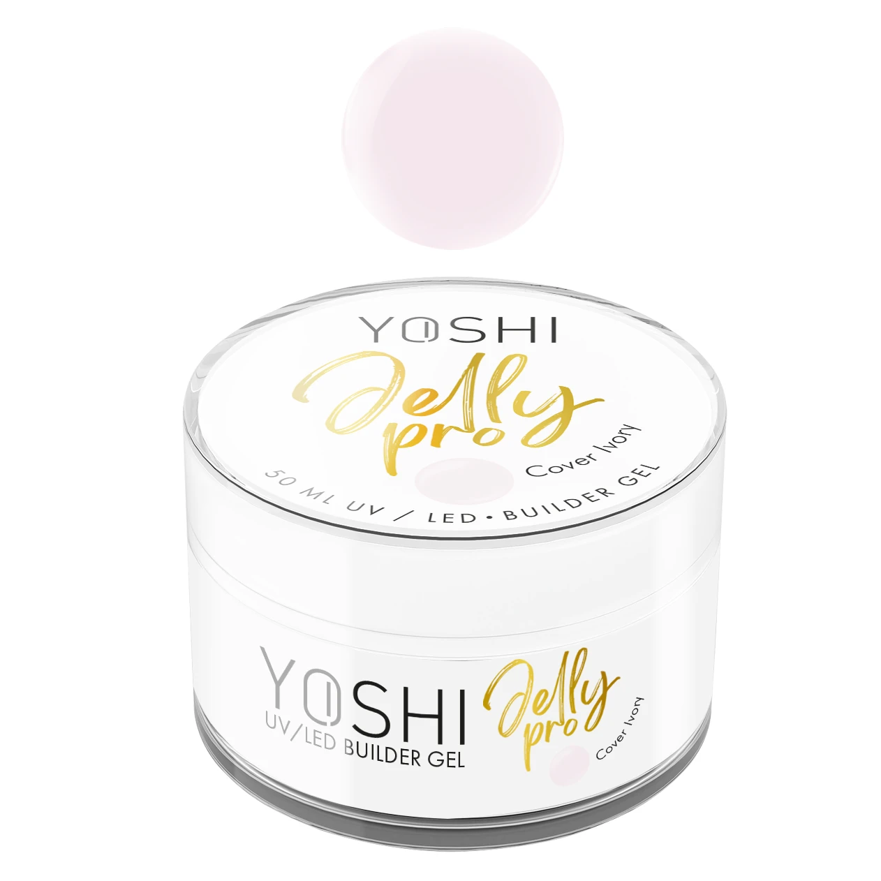 Żel Budujący Jelly PRO Gel UV LED Cover Ivory 50 ml Żel Budujący Jelly PRO Gel UV LED Cover Ivory 50 ml