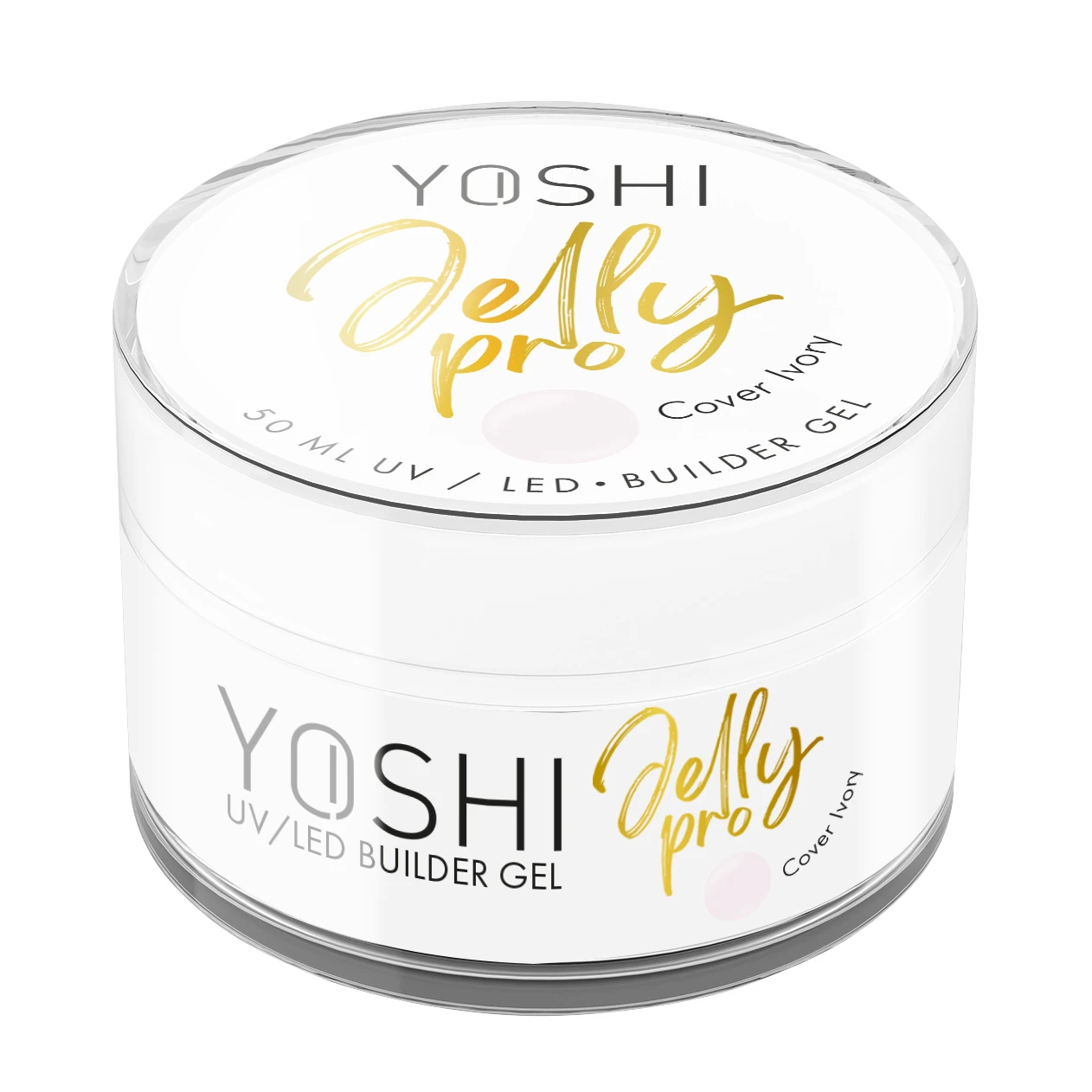 Żel Budujący Jelly PRO Gel UV LED Cover Ivory 50 ml Żel Budujący Jelly PRO Gel UV LED Cover Ivory 50 ml - obrazek 2