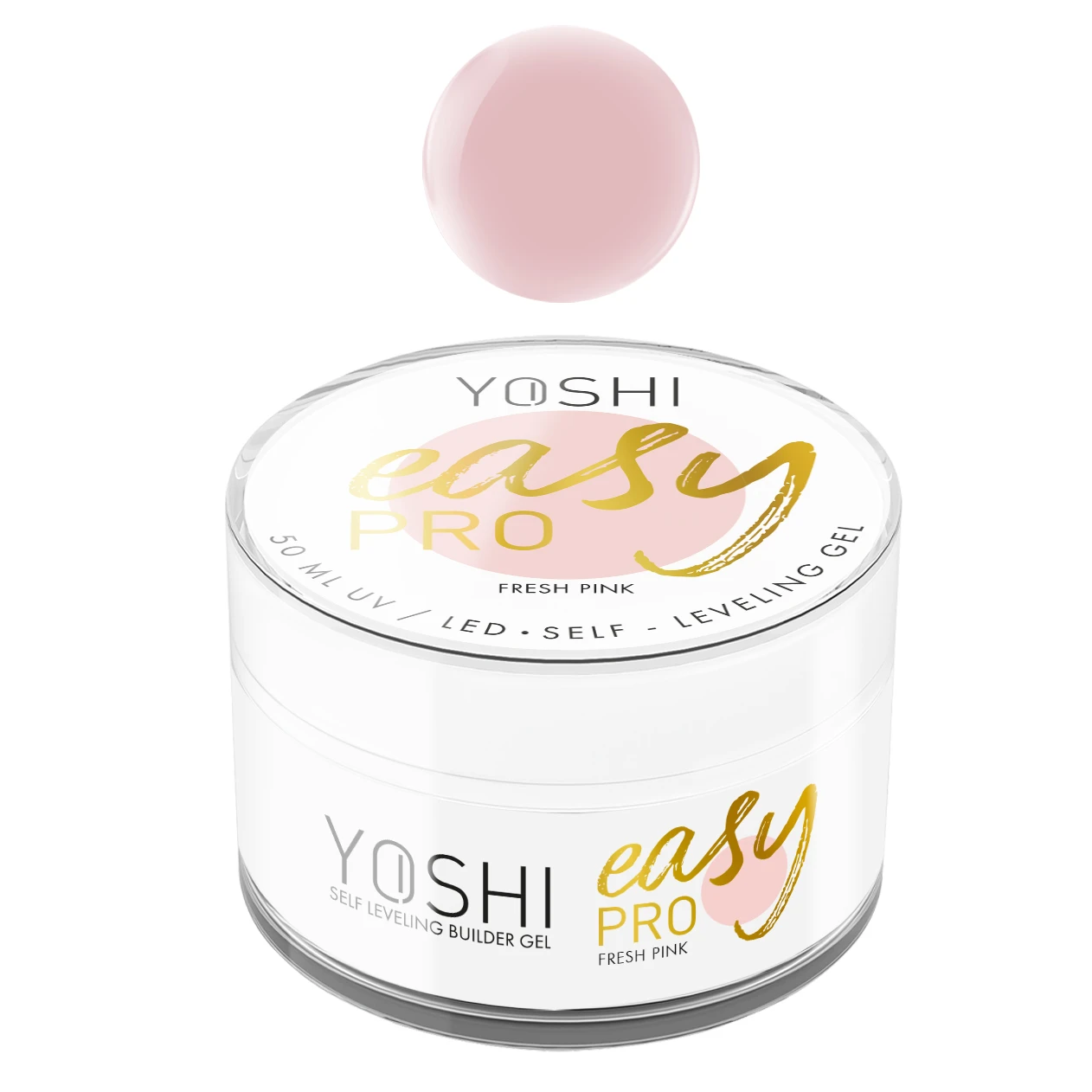 Żel Easy PRO Gel UV LED FRESH PINK 50 ml Żel Easy PRO Gel UV LED FRESH PINK 50 ml