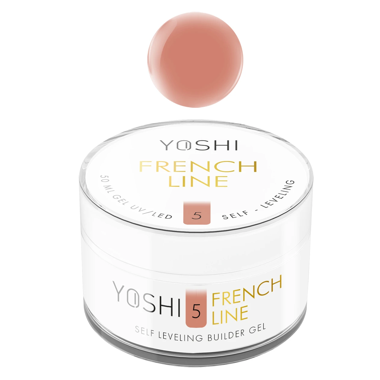 Żel French Line GEL UV LED No 5 50 ml Żel French Line GEL UV LED No 5 50 ml