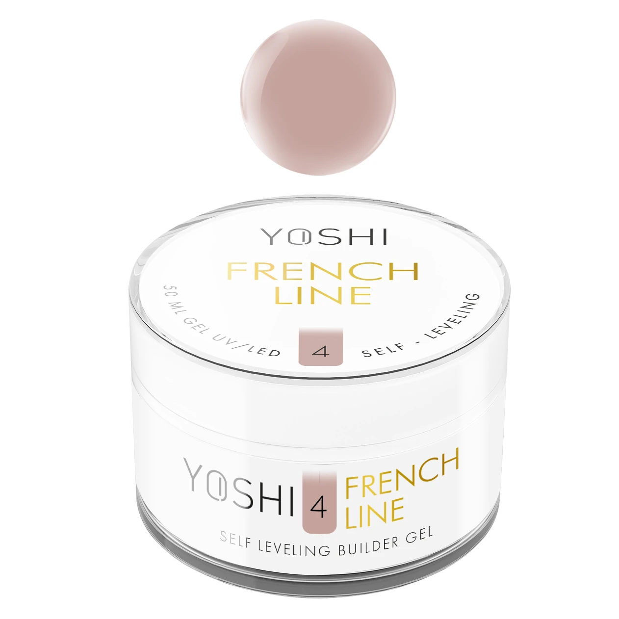 Żel French Line GEL UV LED No 4 50 ml Żel French Line GEL UV LED No 4 50 ml