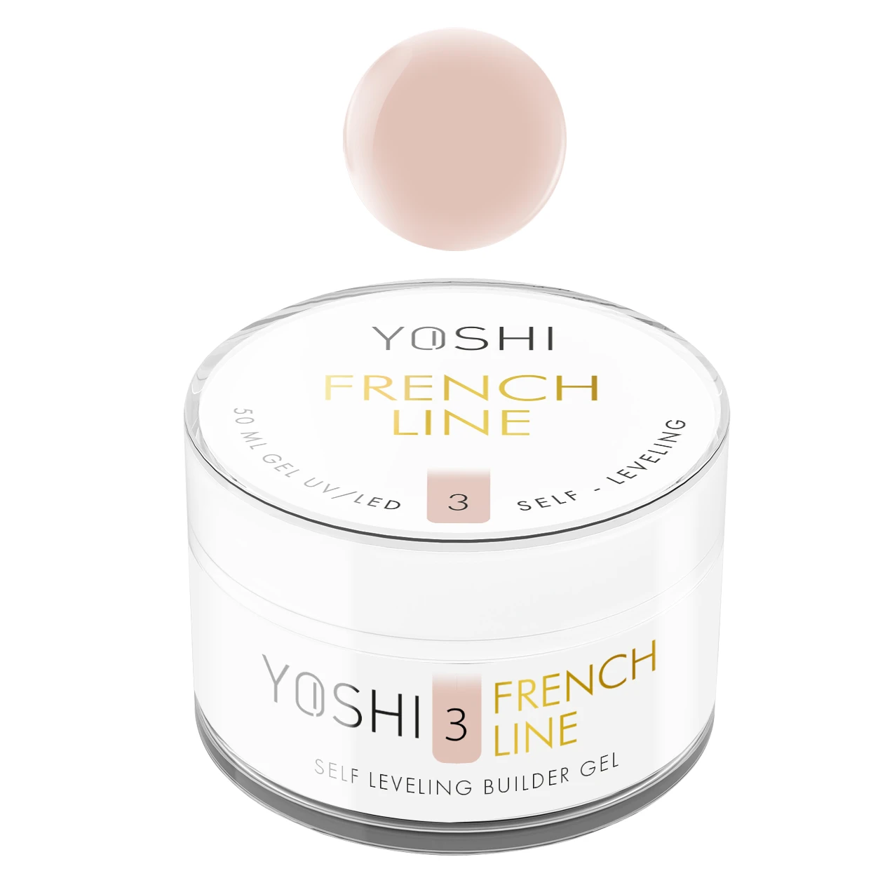 Żel French Line GEL UV LED No 3 50 ml Żel French Line GEL UV LED No 3 50 ml