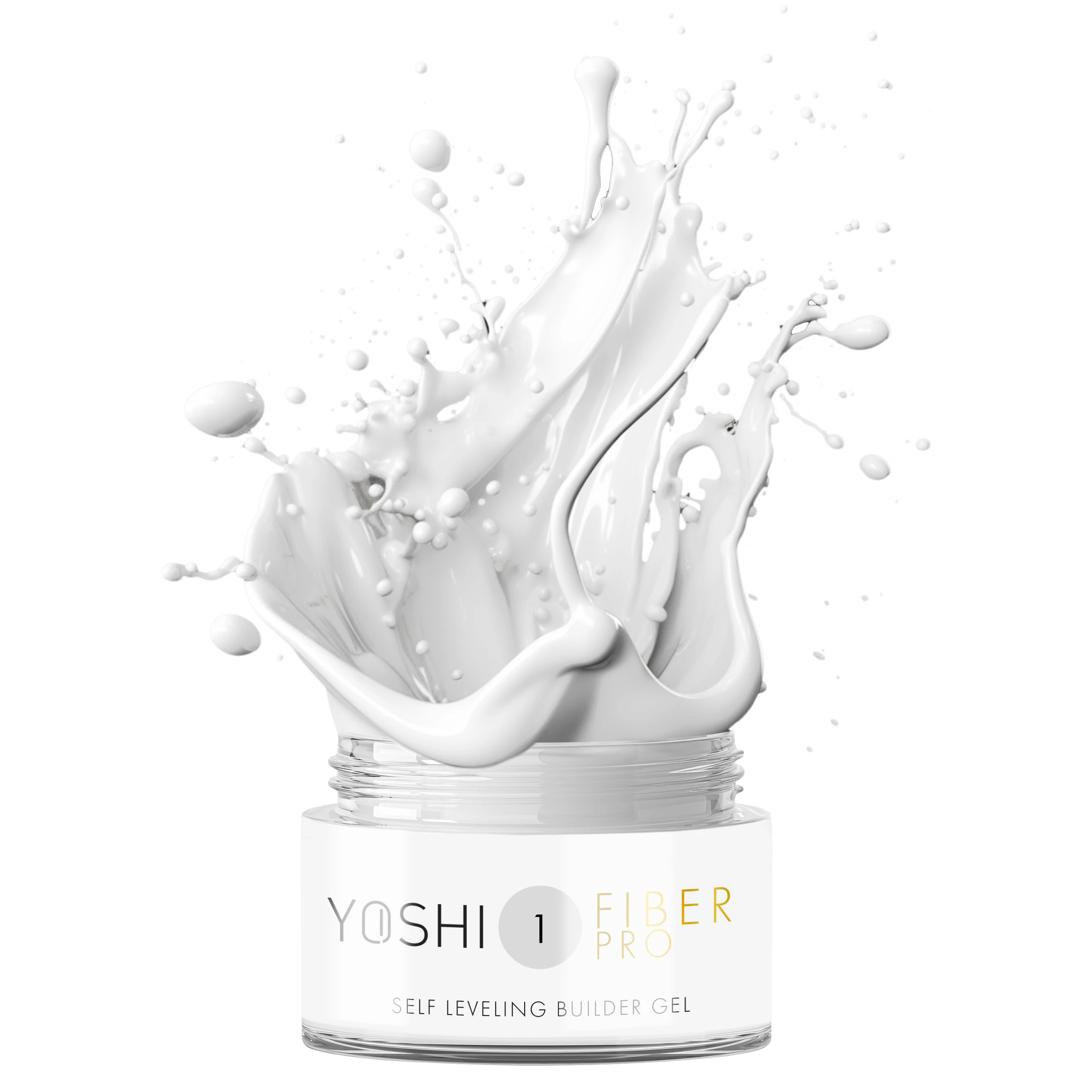 Żel Samopoziomujący Fiber PRO Gel UV LED No1 50ml Żel Samopoziomujący Fiber PRO Gel UV LED No1 50ml - obrazek 3