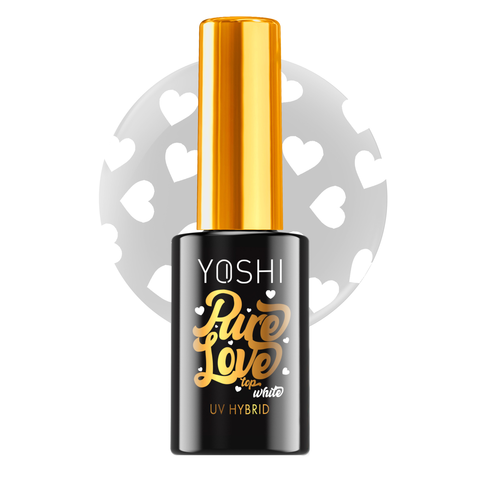 Pure Love Top WHITE UV Hybrid 10 ml Pure Love Top WHITE UV Hybrid 10 ml