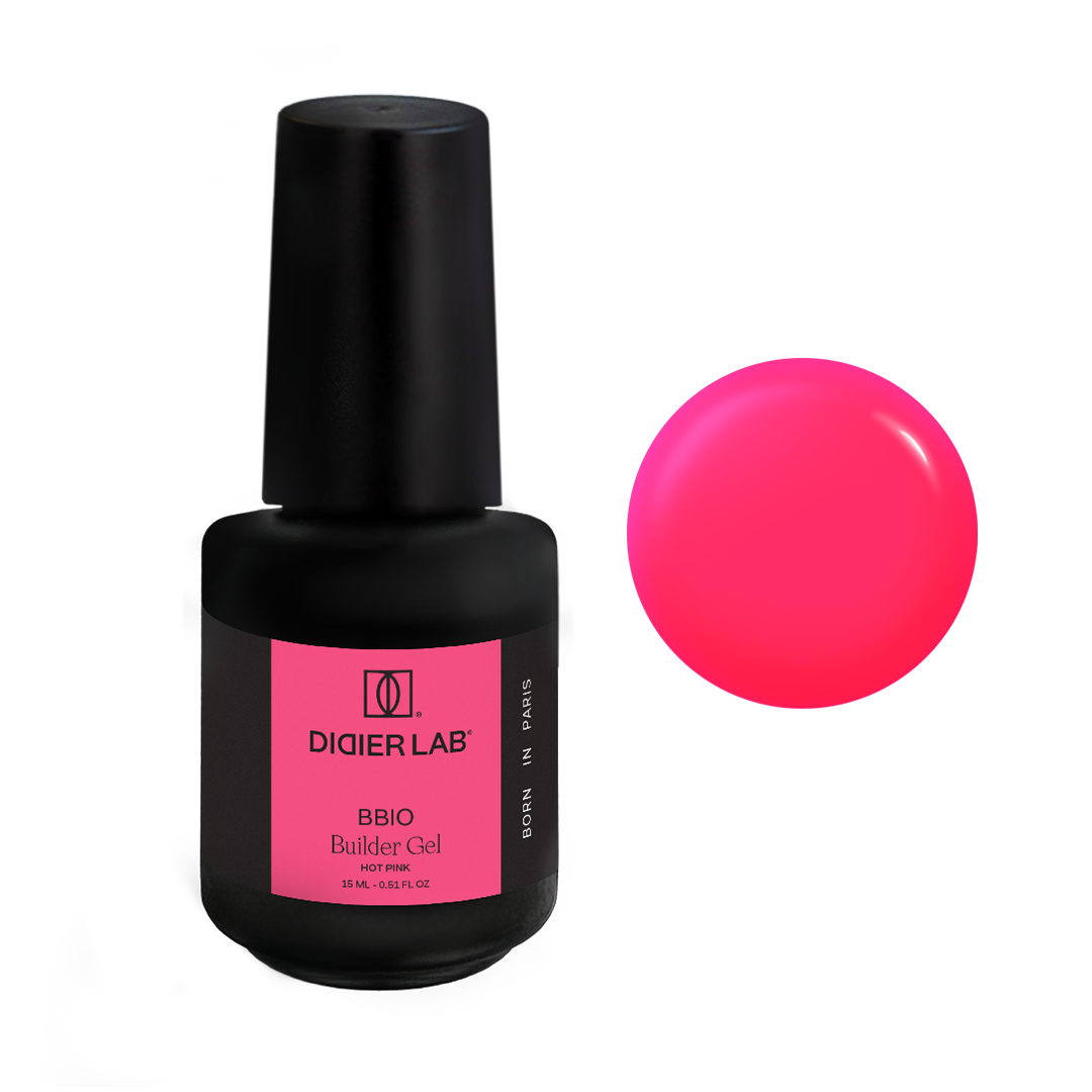 BBIO Żel budujący w butelce "Didier Lab", Hot Pink, 15ml BBIO Żel budujący w butelce "Didier Lab", Hot Pink, 15ml