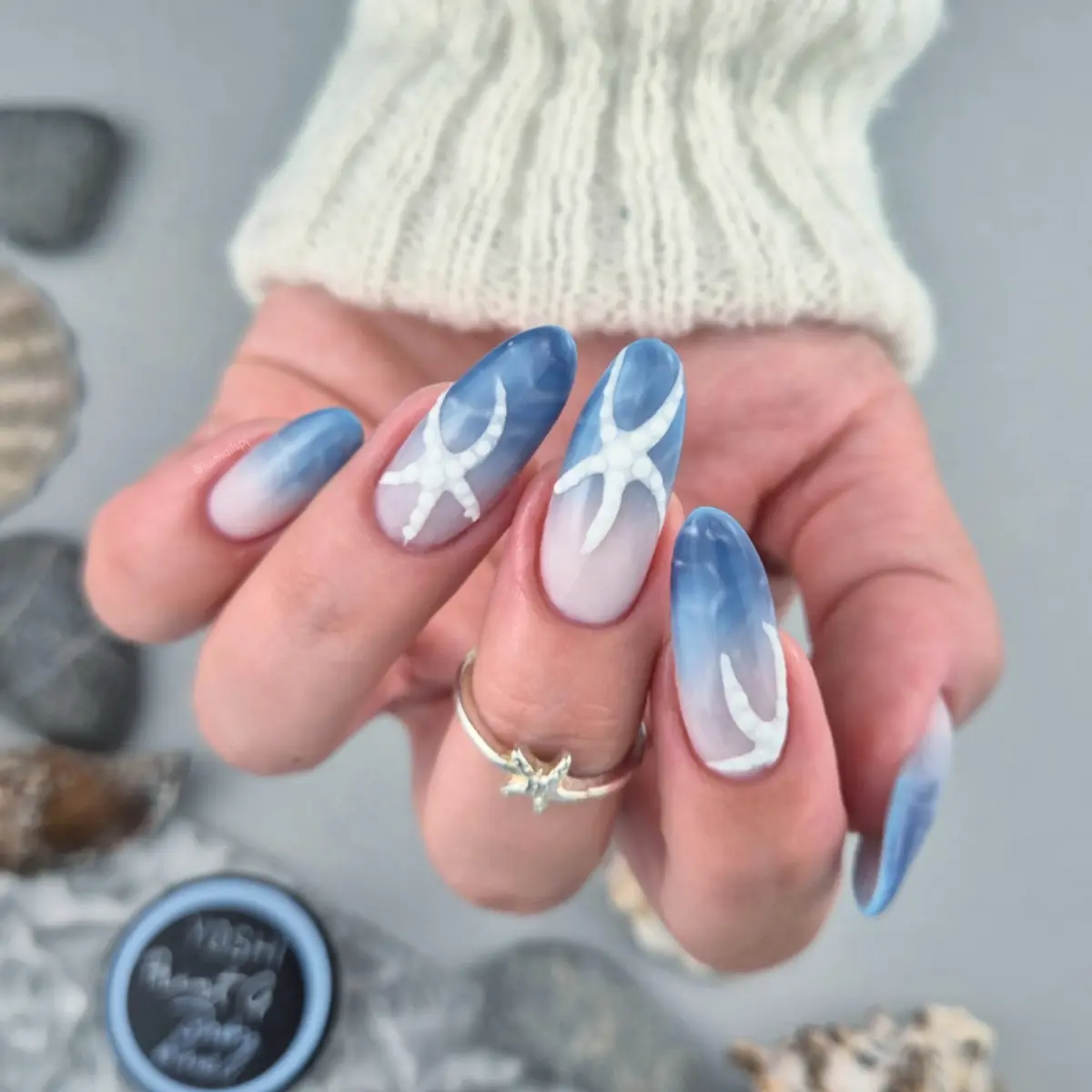 Paint Gel UV LED 5 ml - Baby Blue Paint Gel UV LED 5 ml - Baby Blue - obrazek 2