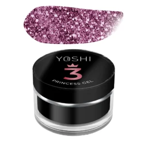 Princess żel Yoshi- Brokatowy żel do zdobień, PINK No 3, 5g