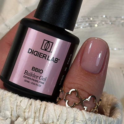 BBIO Żel budujący w butelce "Didier Lab", Pearl pink, 15ml BBIO Żel budujący w butelce "Didier Lab", Pearl pink, 15ml