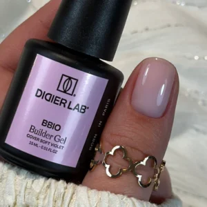 BBIO Żel budujący w butelce „Didier Lab”, Soft violet, 15ml
